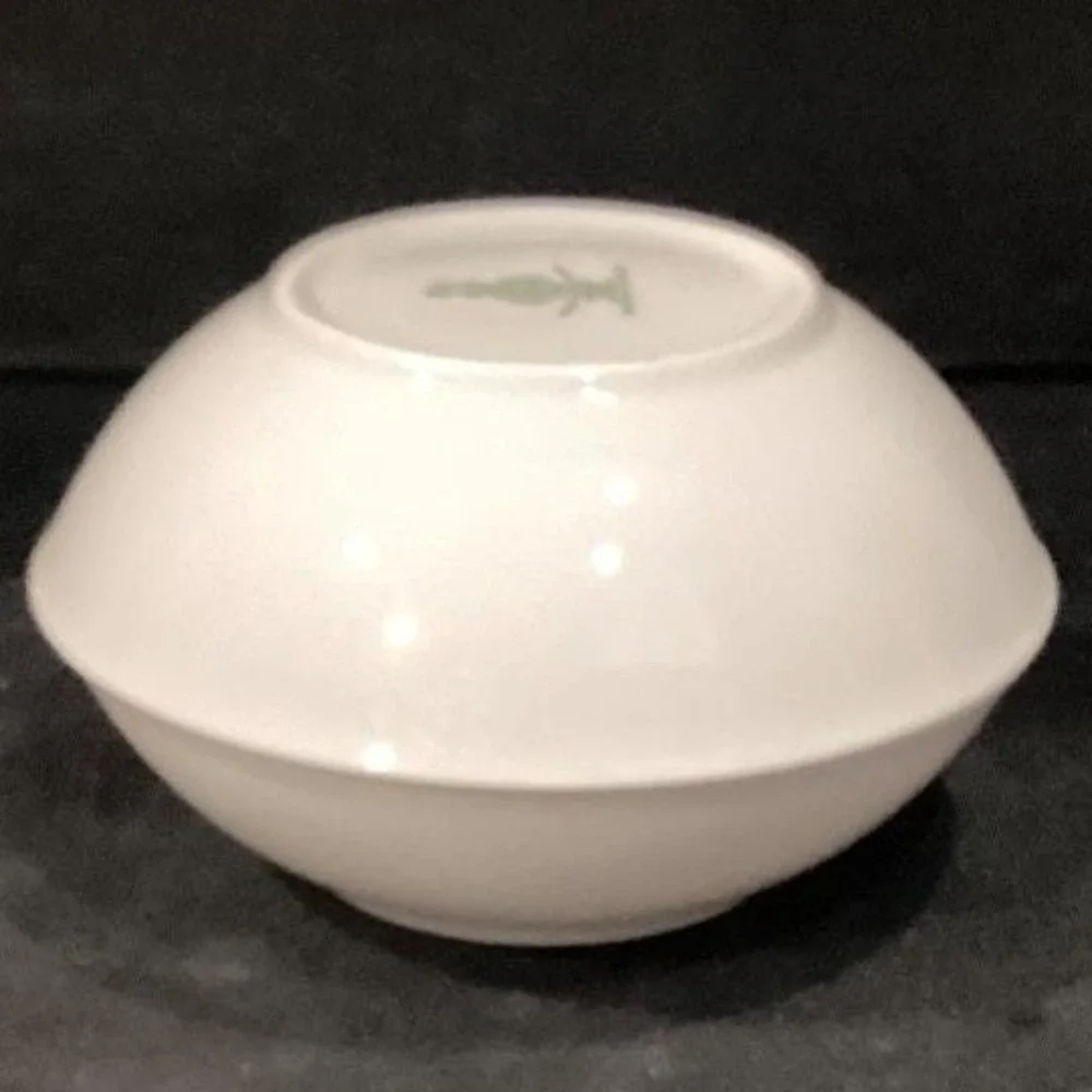Royal Doulton Amulet Dessert Bowls, Set Of 2, White Floral Fine China Dinnerware